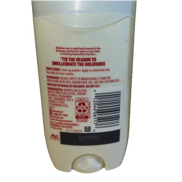 Old Spice Lumbersnack Deodorant 3oz Lot of 2 Holiday Freshness Fresh Pine New - Picture 5 of 5